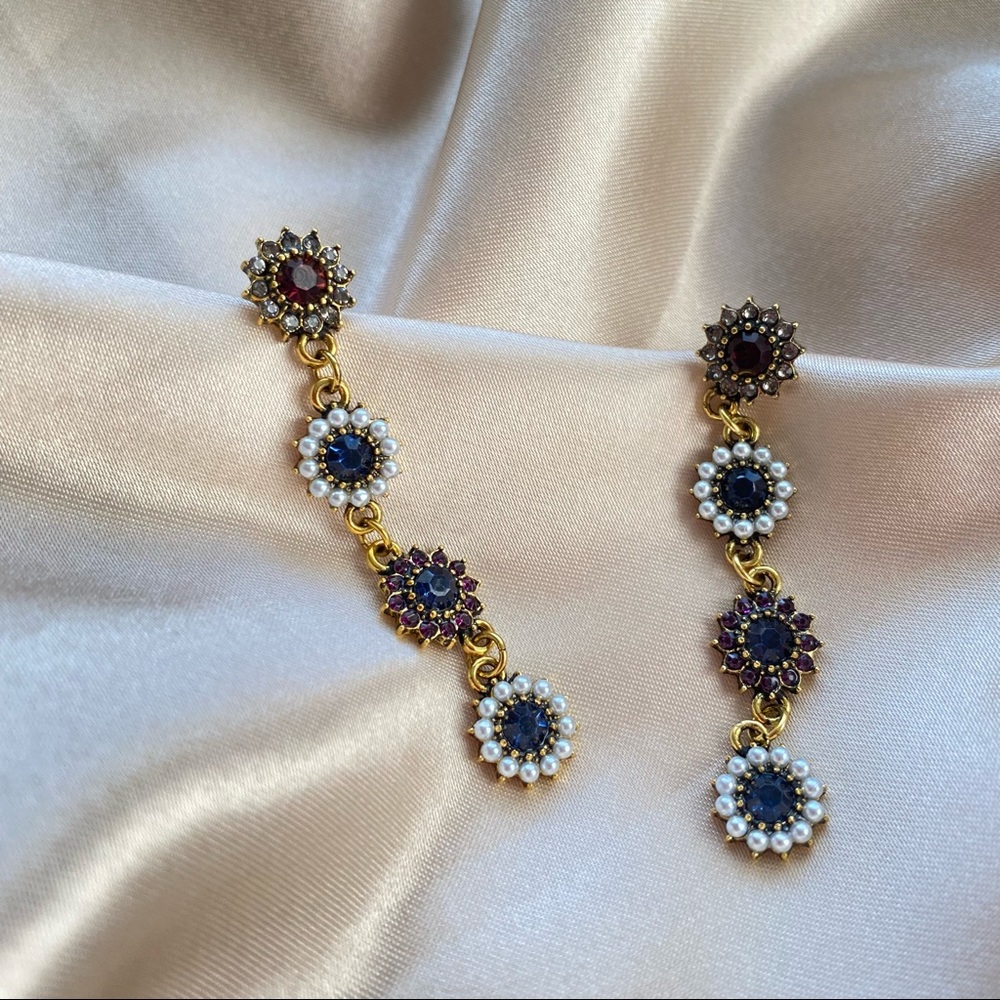 💙Rhinestones Statement Earrings - Picture 9 of 12
